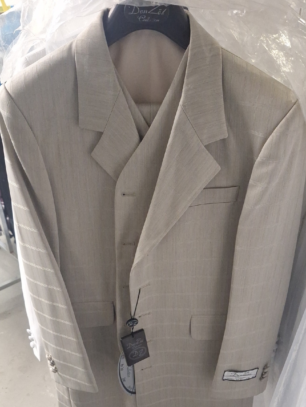 Boys Beige Three-Piece Suit - Classic Tailored Blazer